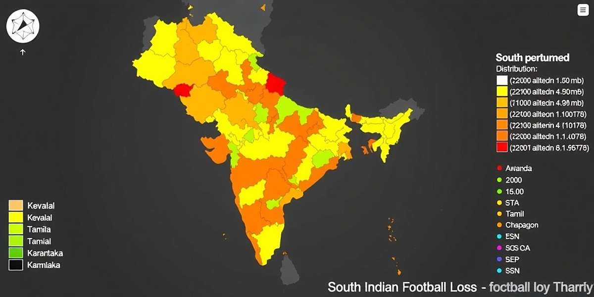South Indian Football Download Distribution South Indian Football download distribution map showing highest concentration in Kerala, Tamil Nadu, and Karnataka